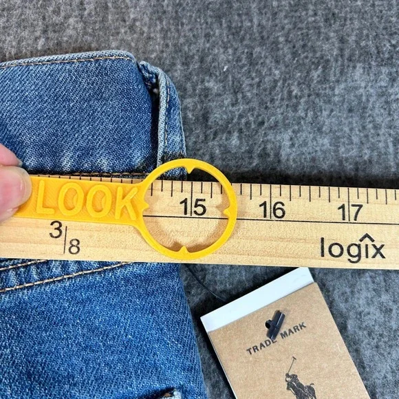 Polo Ralph Lauren Equestrian Suede Patch Jodhpur Jeans 29 Fits 30x29 NWT $298 - Picture 8 of 9